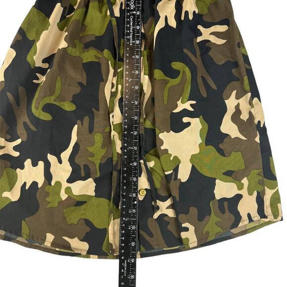 Speed Limit MPH Womens Mini Dress Size M Camouflage Elastic Drawstring Waist - Picture 8 of 8